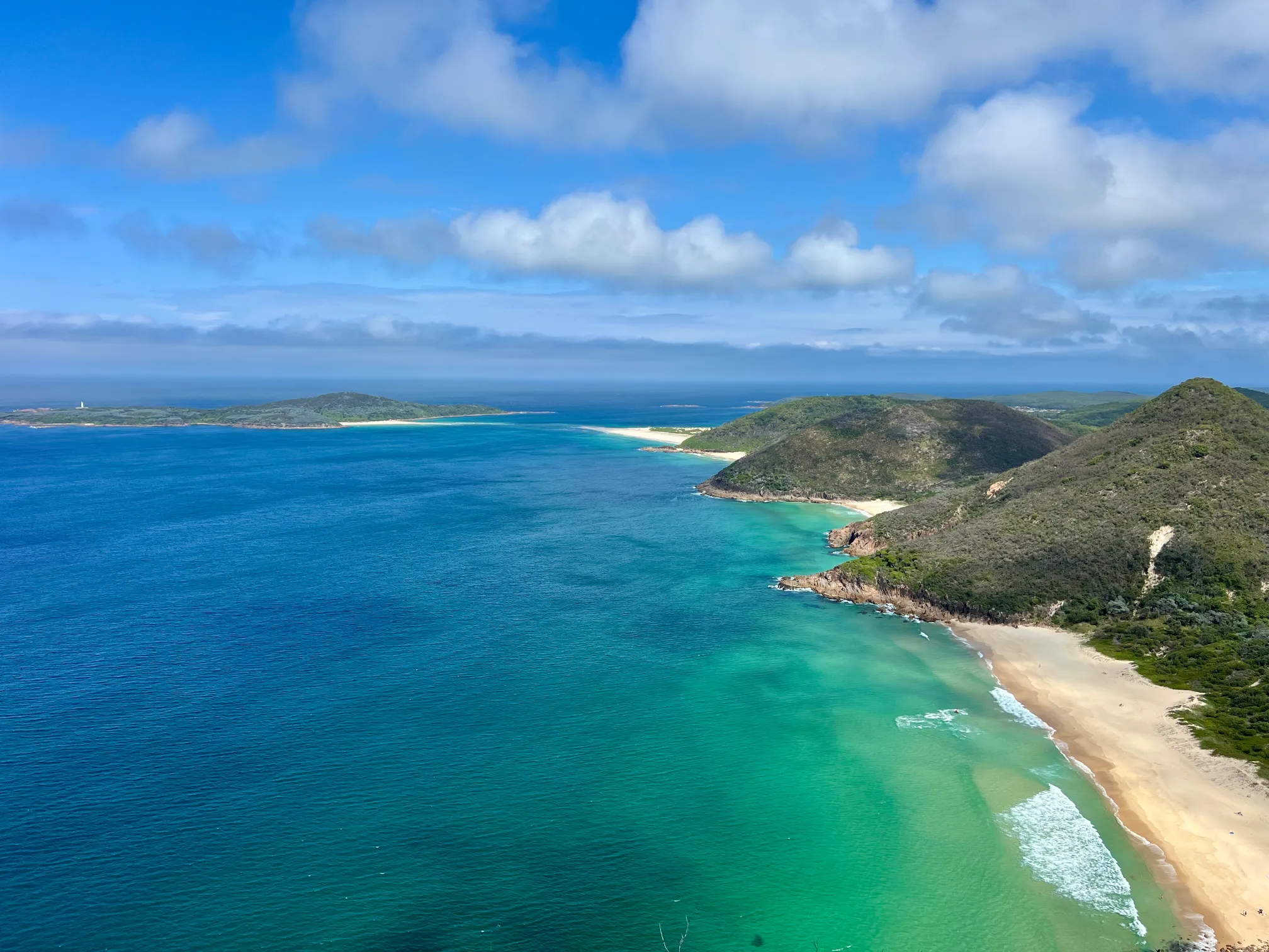 Camping in Nelson Bay, NSW